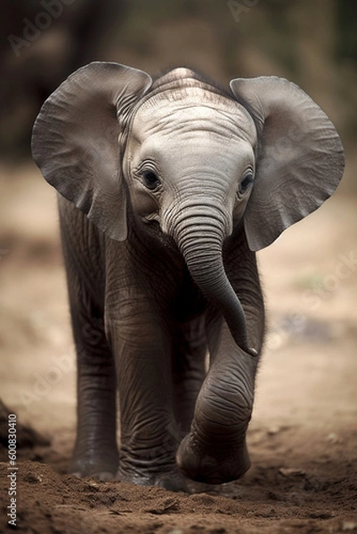 Obraz close up of an elephant