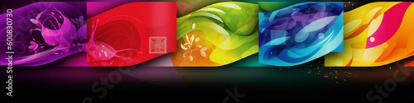 Obraz abstract colorful background