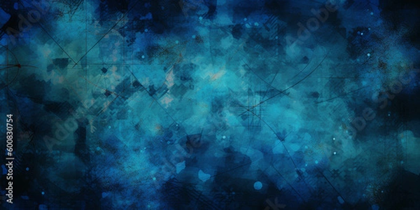 Obraz blue grunge background