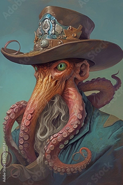 Obraz Octopus Cowboy