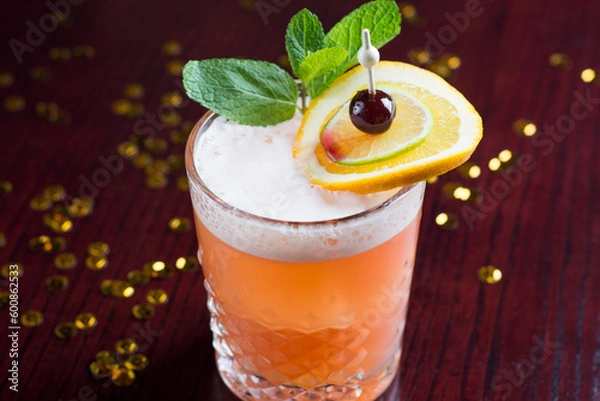 Obraz Frothy Orange Creamsicle Cocktail
