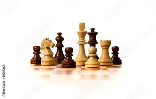 Obraz chess pieces on the board