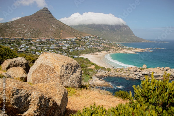 Obraz View on little Lions Head and llandudno beach, Cape Town