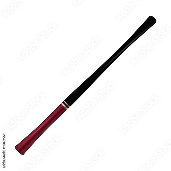 Fototapeta Vector long cigarette holder