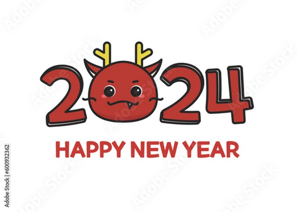 Obraz 2024, happynewyear