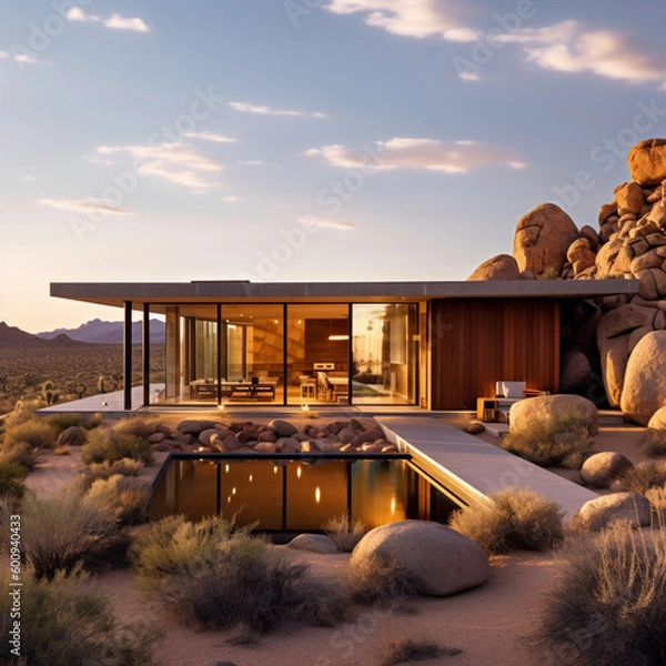 Fototapeta the house - Generated by AI