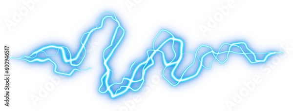 Obraz Glowing electric shock effect