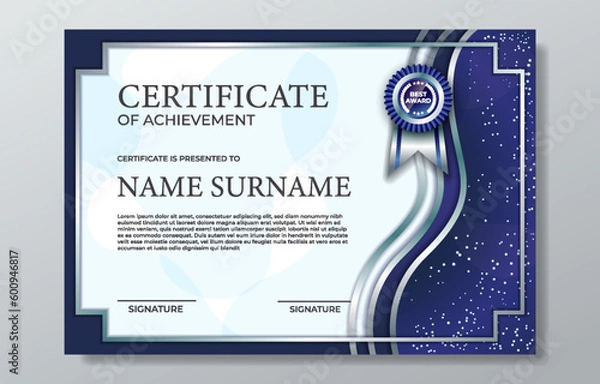 Obraz Certificate Professional Education Background