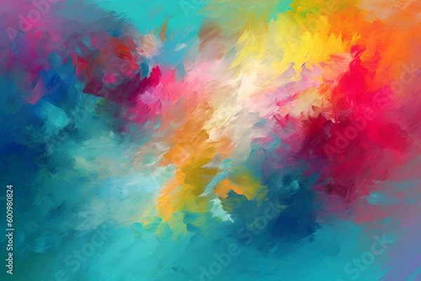 Obraz Abstract art with pastel colors