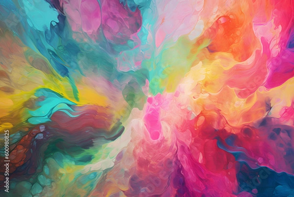 Obraz Abstract art with pastel colors