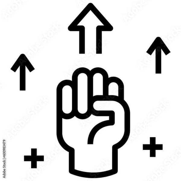 Obraz motivation outline style icon