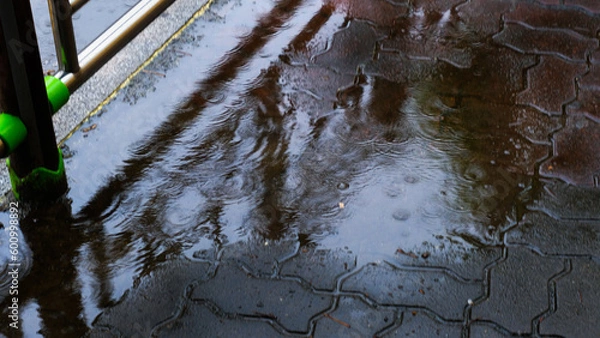 Obraz 비오는 웅덩이