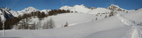 Obraz Le Mercantour enneigé