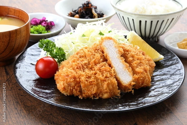 Fototapeta とんかつ定食