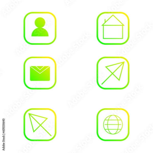 Obraz icon set