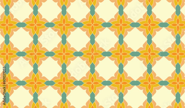 Obraz  Geometric seamless Pattern Background Page