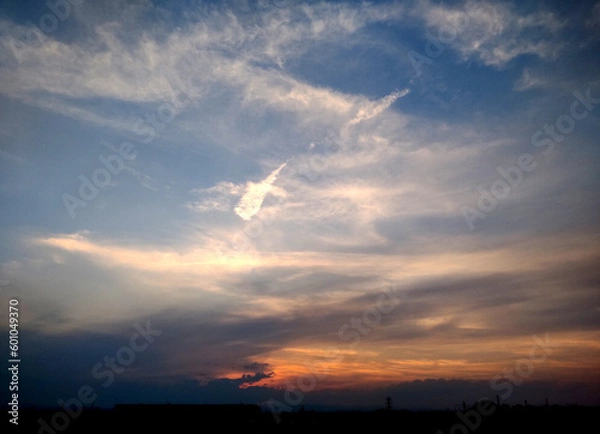 Obraz 夕空-百合ヶ丘-20230510-12