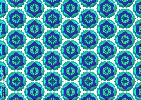 Fototapeta Geometry pattern background vector image