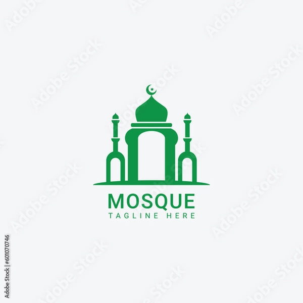 Obraz mosque vector logo design 