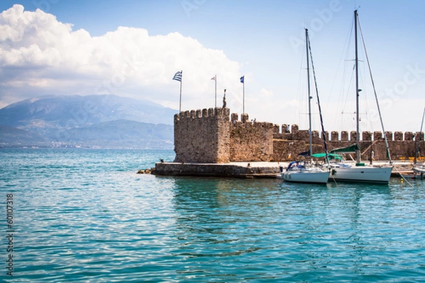 Obraz Nafpaktos harbor