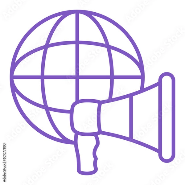 Obraz Global Marketing Icon