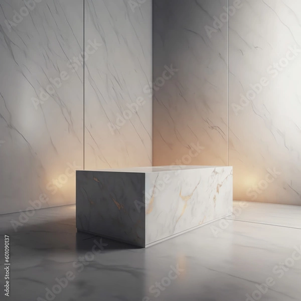 Obraz Empty marble minimal podium
