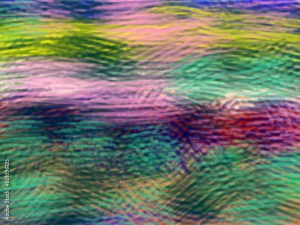 Fototapeta Multicolored paint, watercolor forms, swirls, lines, abstract background