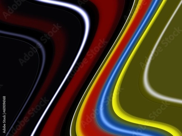 Fototapeta Colorful creative waves, spectrum, lines, rainbow, abstract background