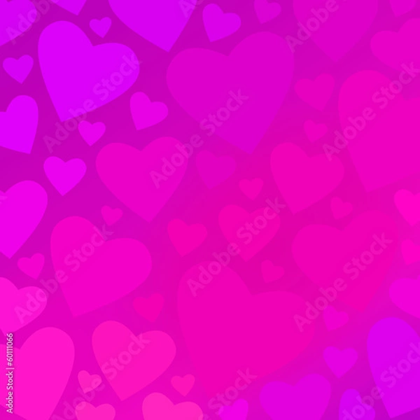 Obraz Background with Hearts