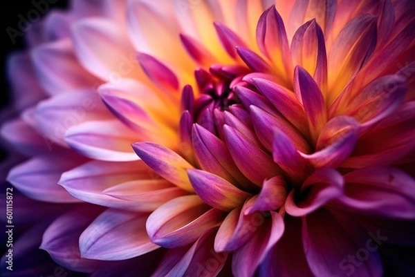 Fototapeta Step into a World of Majestic Floral Landscapes - Generative AI