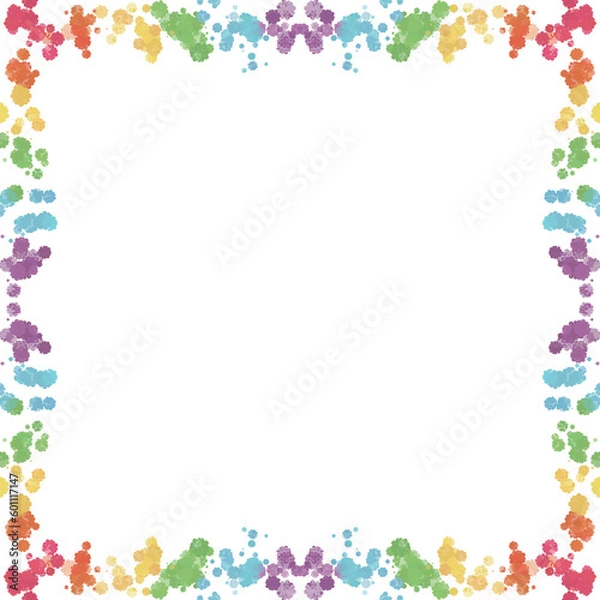 Obraz LGBTQ Pride Month border square