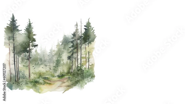 Obraz Forest Faincolor Malarn, generative AI