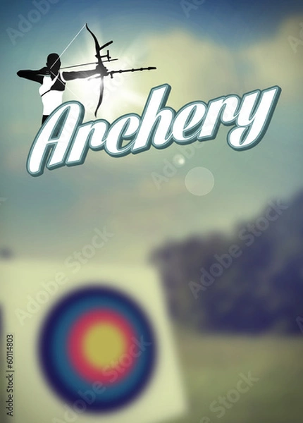 Obraz Archery poster