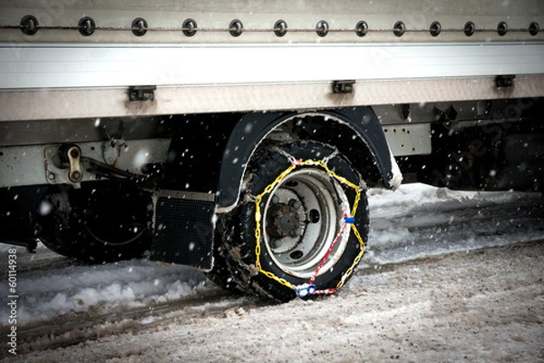 Fototapeta Snow Chains