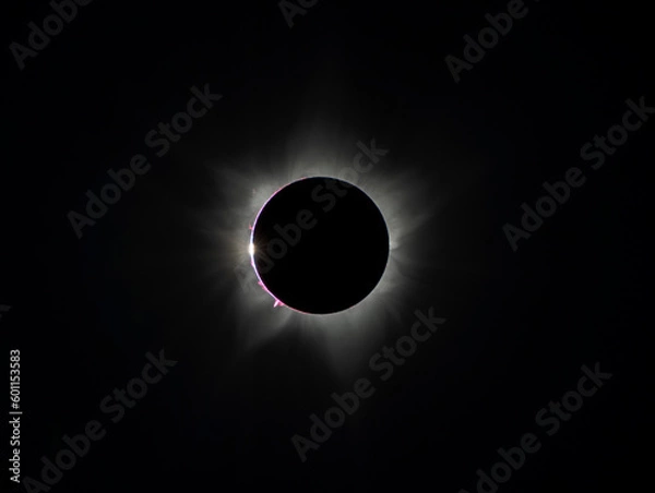 Obraz Solar Eclipse 2023 3rd Contact