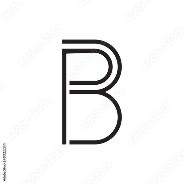 Obraz pb letter logo