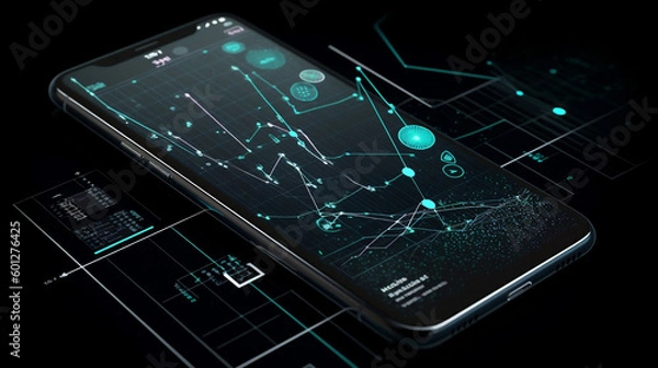 Fototapeta Fintech is a broad term for technological innovations in finance, including mobile banking, digital wallets, blockchain payments, and robo-advisors. It's disrupting traditional banking and improving f