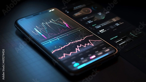 Fototapeta Fintech is a broad term for technological innovations in finance, including mobile banking, digital wallets, blockchain payments, and robo-advisors. It's disrupting traditional banking and improving f