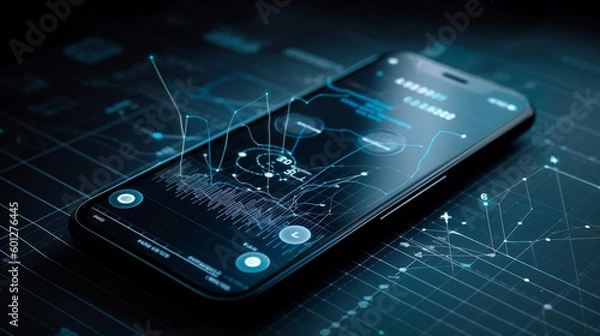 Fototapeta Fintech is a broad term for technological innovations in finance, including mobile banking, digital wallets, blockchain payments, and robo-advisors. It's disrupting traditional banking and improving f