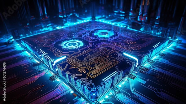 Fototapeta Fintech is a broad term for technological innovations in finance, including mobile banking, digital wallets, blockchain payments, and robo-advisors. It's disrupting traditional banking and improving f