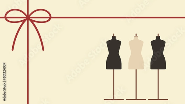 Obraz トルソーとリボン