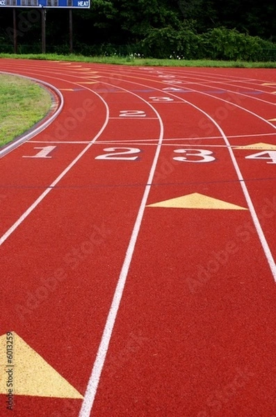 Fototapeta Running track 