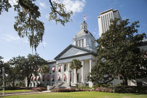 Obraz Budynki Kapitolu stanu Tallahassee, Floryda, USA