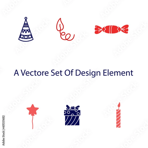 Obraz new year greeting vector