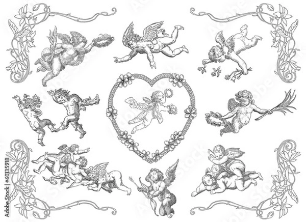 Obraz Angels illustration