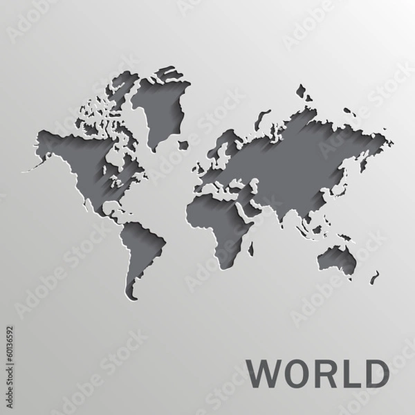 Obraz World map