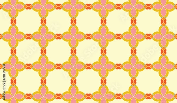 Obraz  Geometric seamless Pattern Background Page 