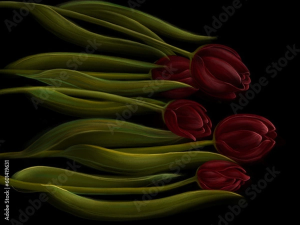 Obraz Red tulips 