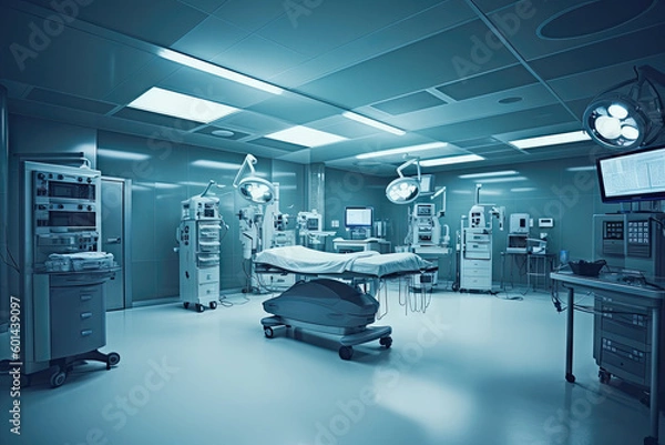 Obraz An Empty Operating Room, Generative AI