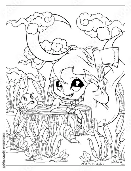 Obraz Coloring Book Pages